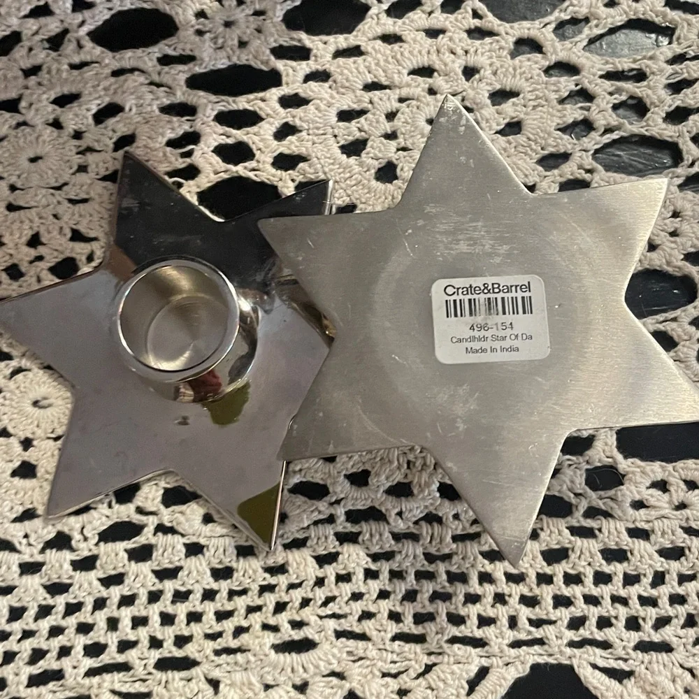 Star of David candle holder